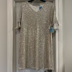 Silver Cece party dress.